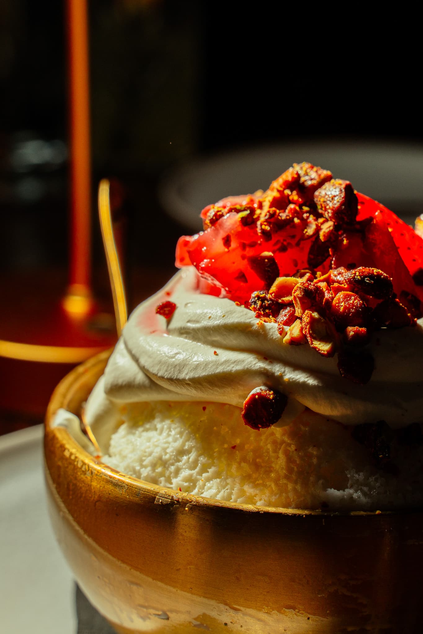 Strawberry + Creme Bingsu